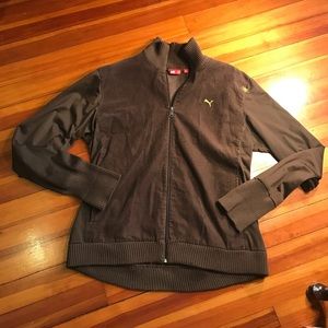 Brown Puma Men’s Zip Up Sweater.